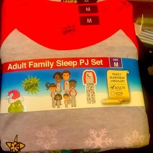 Christmas holiday adult sleep pajamas with the grinch. It won’t be Christmas